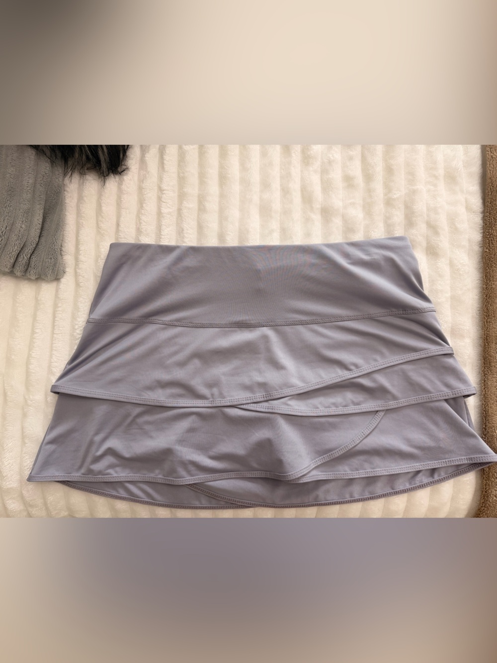 Women's Layered Active Skort - Light gray